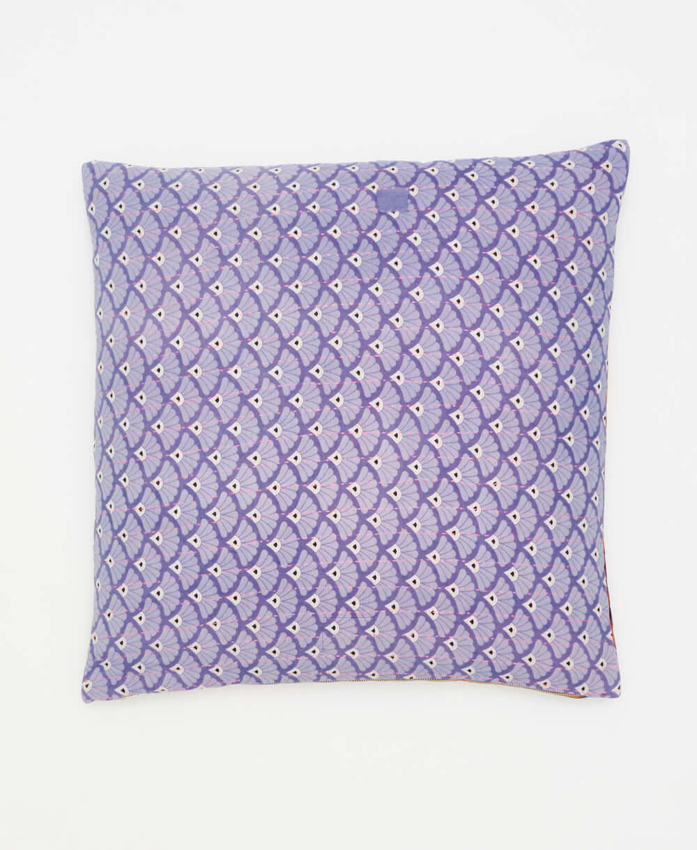 colorful throw pillow handcrafted by artisans in india 