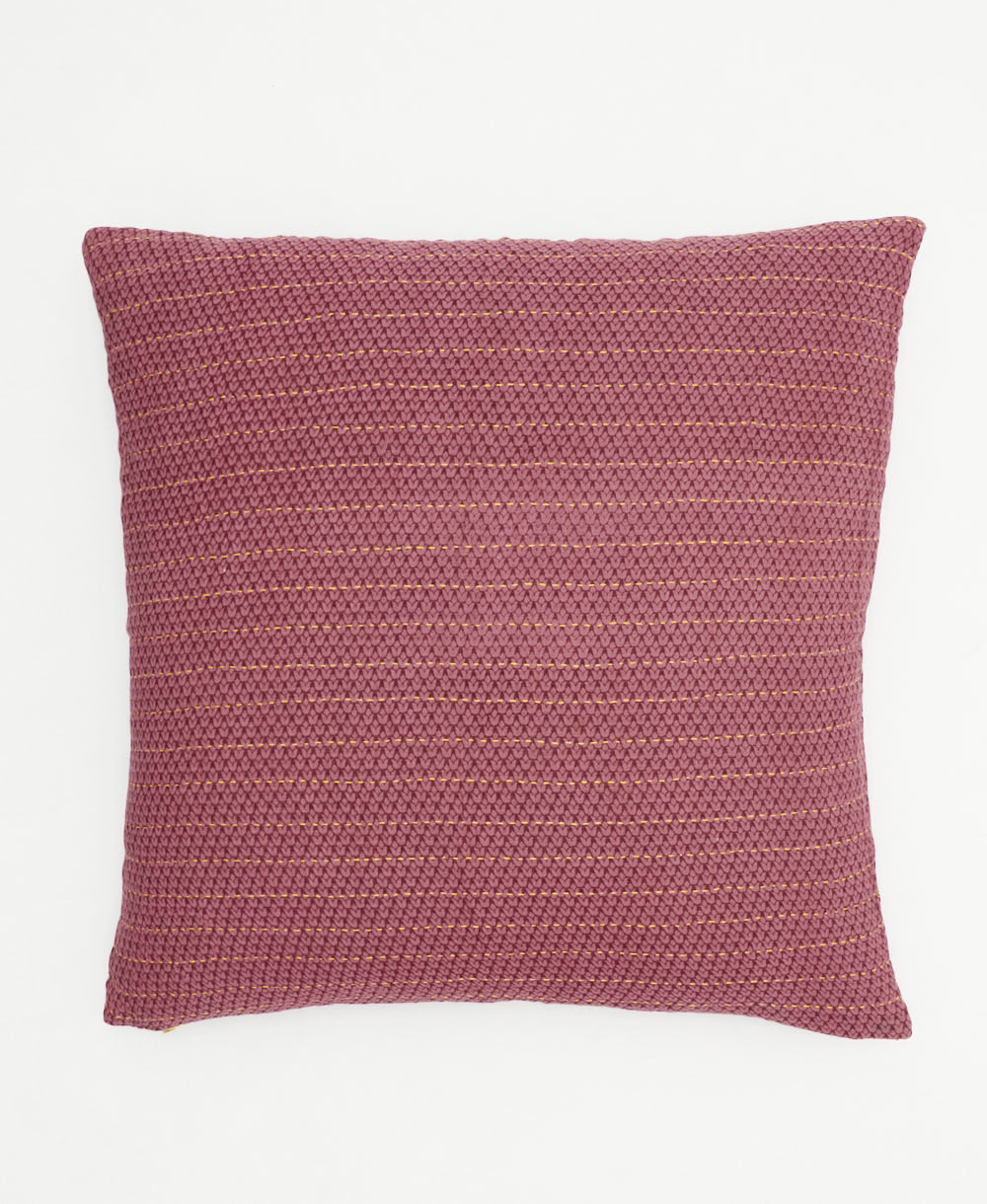 colorful throw pillow in light mauve purple in tiny floral design