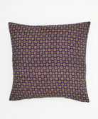 eggplant purple throw pillow with light tan star pattern