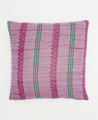 colorful throw pillow in purple & green polka dots