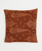 colorful throw pillow in light brown & sandy beige stripes