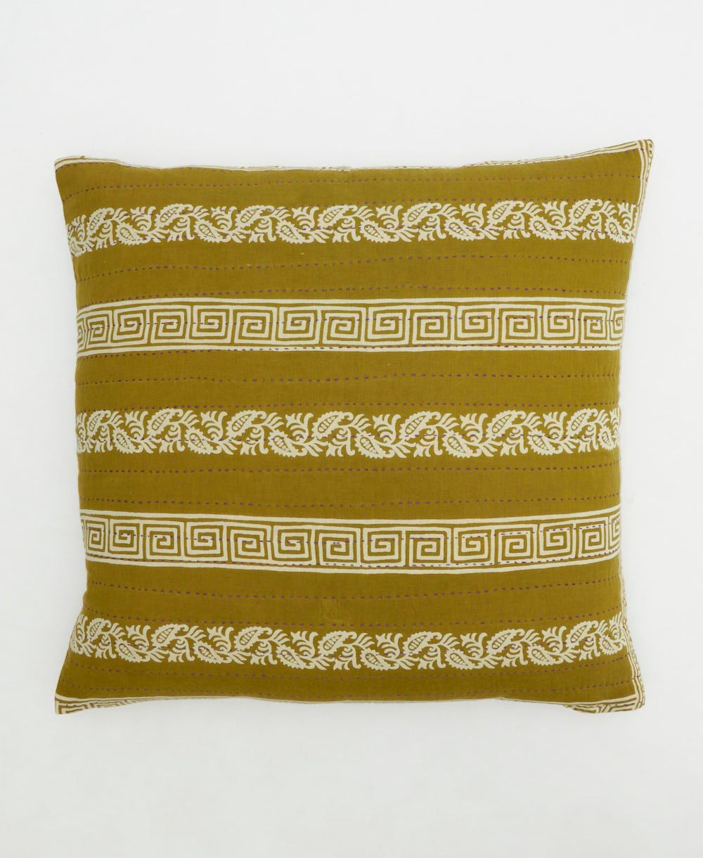sustainable throw pillow