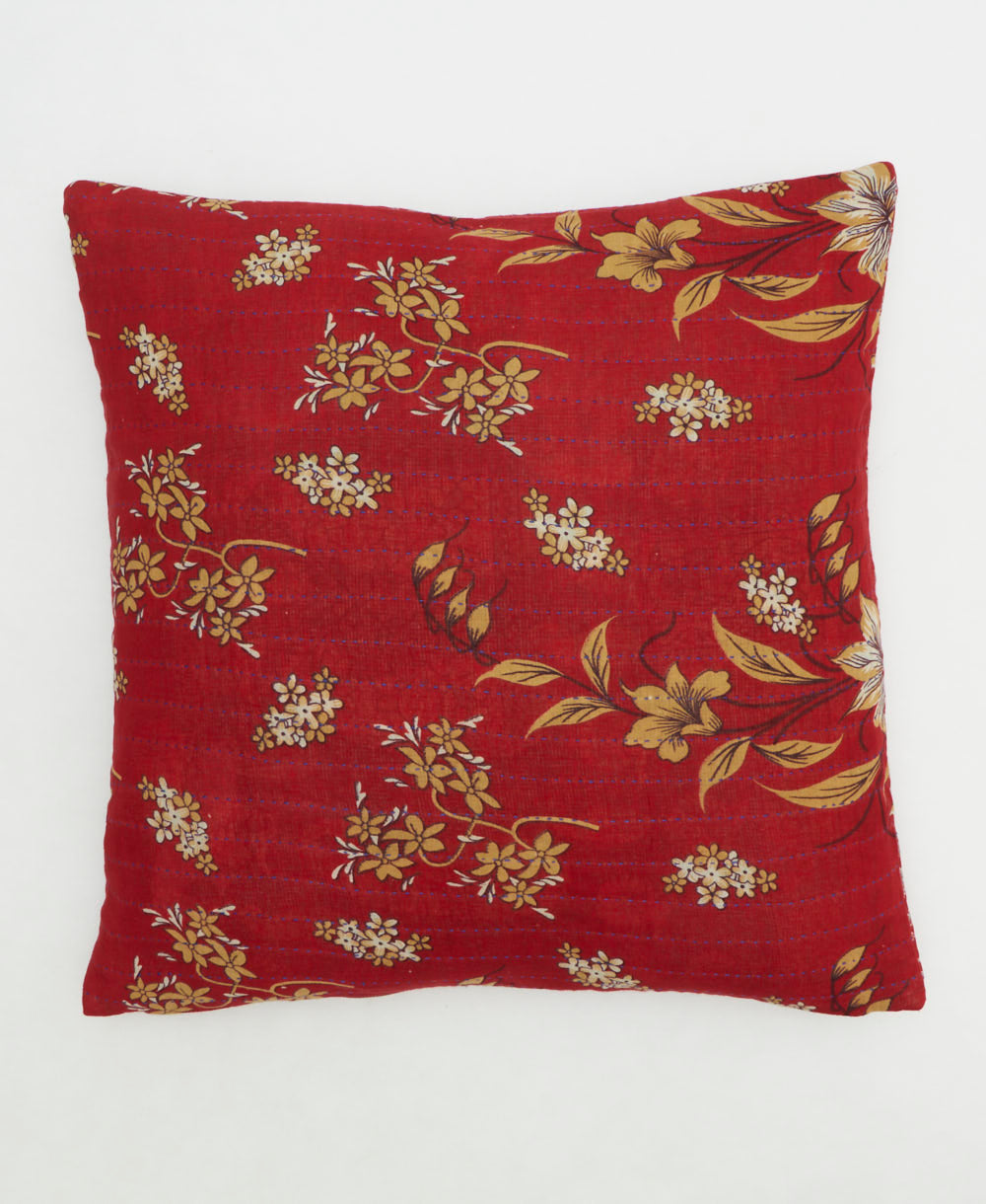 sustainable throw pillow