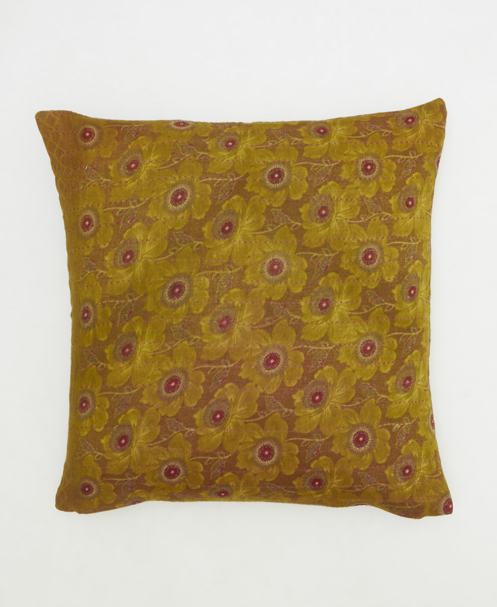 sustainable throw pillow