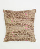 22" x 22" throw pillow