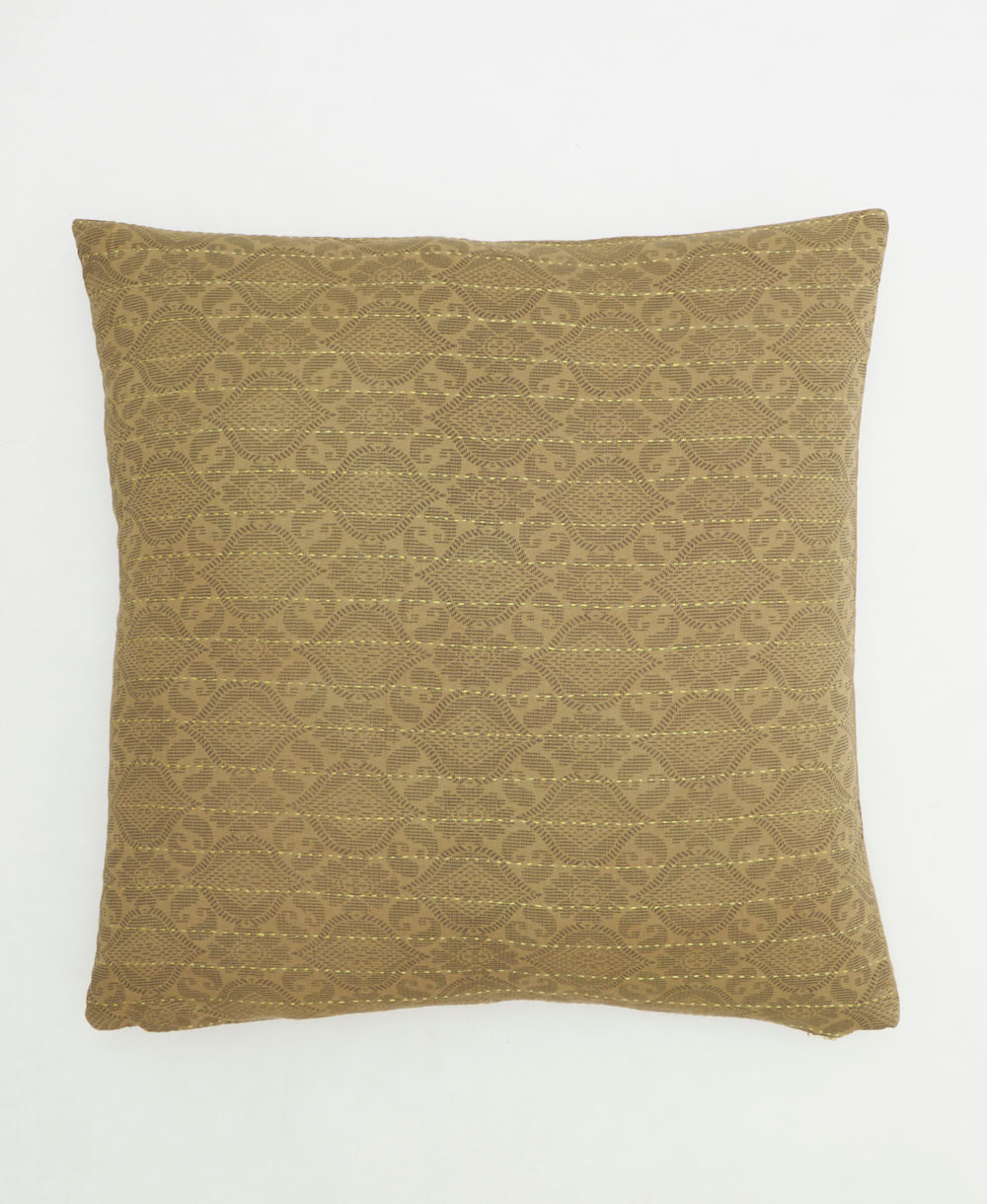 sustainable throw pillow