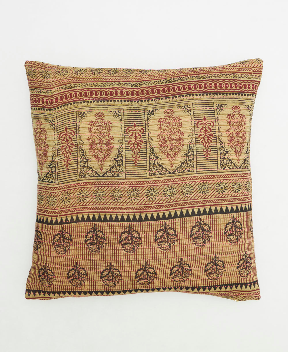 sustainable throw pillow