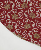 reversible tree skirt made with kantha stitching