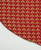 reversible tree skirt made with kantha stitching