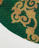 reversible tree skirt made with kantha stitching