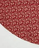 reversible tree skirt made with kantha stitching