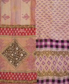 soft king kantha blanket made from upcycled vintage cotton saris