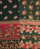 ethically made king kantha quilt