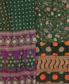 soft king kantha blanket made from upcycled vintage cotton saris
