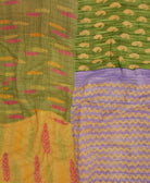 soft king kantha blanket made from upcycled vintage cotton saris