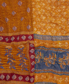 soft king kantha blanket made from upcycled vintage cotton saris