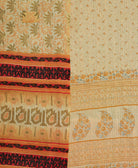 soft king kantha blanket made from upcycled vintage cotton saris