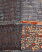soft king kantha blanket made from upcycled vintage cotton saris