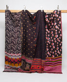 king kantha quilt handmade in India