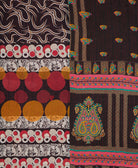 king kantha quilt in bold pattern