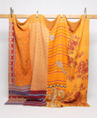 king kantha quilt handmade in India