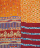 king kantha quilt in bold pattern