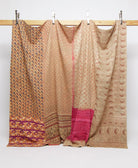 king kantha quilt handmade in India
