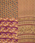 quilted throw in king size handmade in India by Anchal artisans