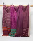 king kantha quilt handmade in India