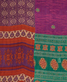 king kantha quilt in bold pattern
