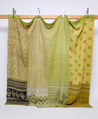 king kantha quilt handmade in India