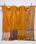 king kantha quilt handmade in India