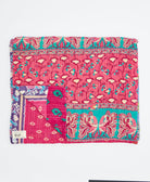 soft king kantha blanket made from upcycled vintage cotton saris