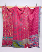 king kantha quilt handmade in India