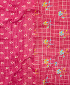 quilted throw in king size handmade in India by Anchal artisans