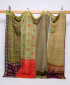 king kantha quilt handmade in India