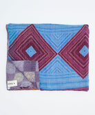 soft king kantha blanket made from upcycled vintage cotton saris