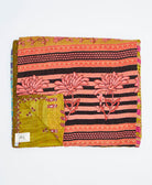 soft king kantha blanket made from upcycled vintage cotton saris
