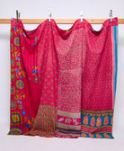king kantha quilt handmade in India