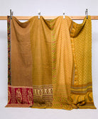king kantha quilt handmade in India