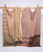 king kantha quilt handmade in India