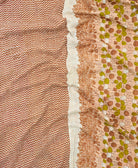 soft king kantha blanket made from upcycled vintage cotton saris