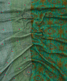 soft king kantha blanket made from upcycled vintage cotton saris