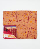 quilted throw in king size handmade in India by Anchal artisans