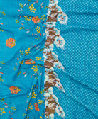 soft king kantha blanket made from upcycled vintage cotton saris