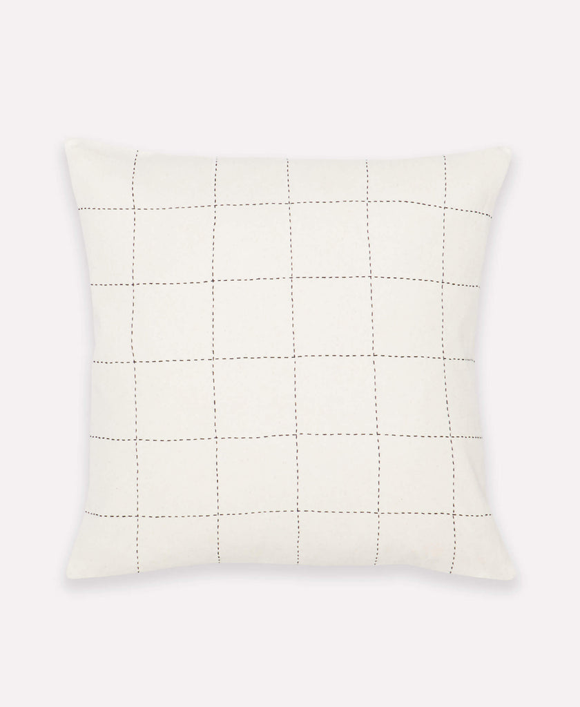 Medium Grid-Stitch Throw Pillow - Seconds