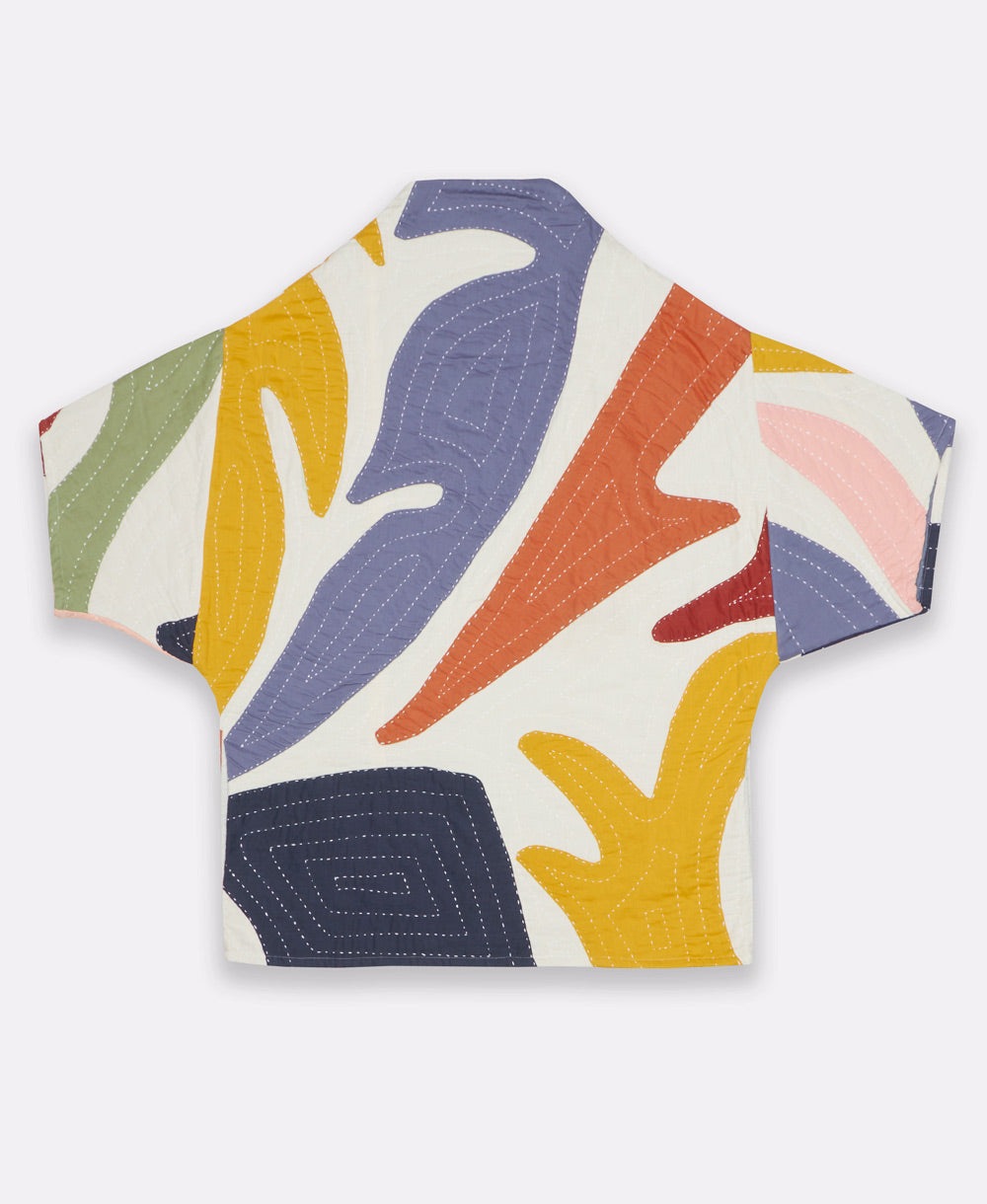 Petal Cocoon Quilted Jacket | Sustainable Apparel – Anchal
