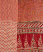 queen kantha quilt in a one-of-a-kind pattern