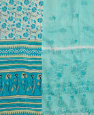 queen kantha quilt in a one-of-a-kind pattern