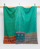 queen kantha quilt handmade in India